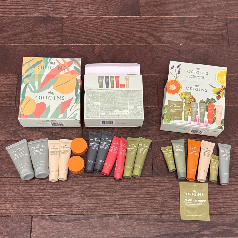 Origins Skincare Collection with Vibrant Tubes